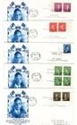 S421 Canada FDC - 1949 George VI Postes/Postage - Set of Cachet FDC Covers -