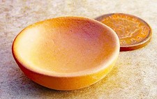 Dolls House Terracotta Style Bowl 2 Ceramic 2.8cm 1:12 Scale NT8 tumdee