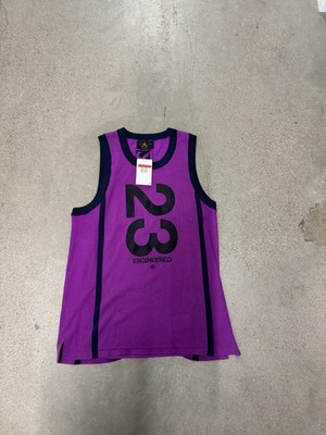 Nike Jordan 23 Engineered  Men s Vivid Purple/Obsidian Jersey Size M  AT9781-551