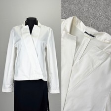Jil Sander Two-Button Navy Wool Blazer — listing 6