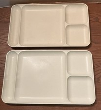 Vintage Tupperware #1535 White Almond Lunch D...