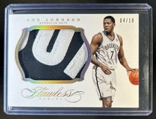 2013-14 Panini Flawless Joe Johnson Patches Gold #/10 Nets
