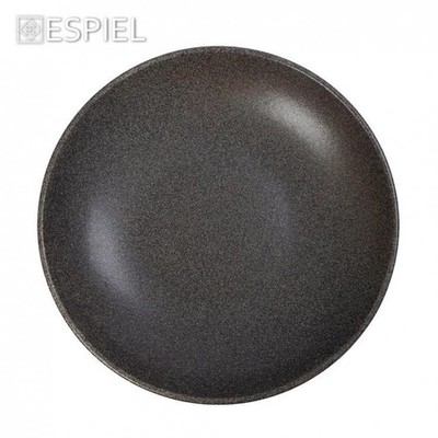 6er Set ESPIEL STARDUST Pastateller 28cm Tief Porzellan Blau-Grau Effekt-Glasur