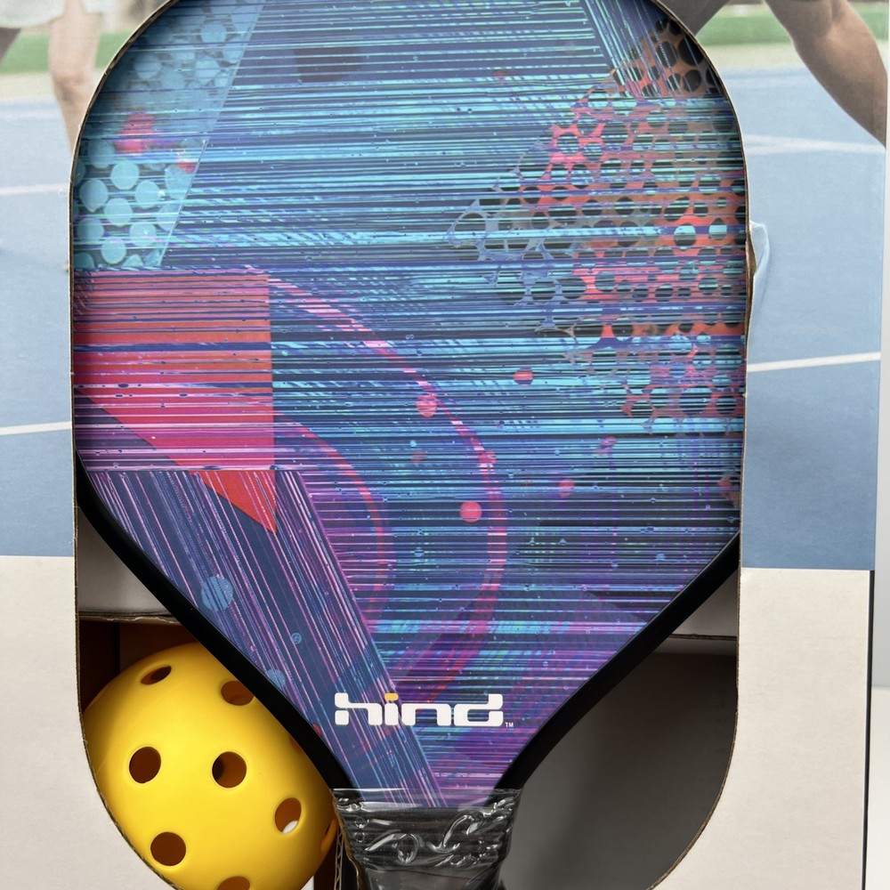 Premium Wooden Pickleball Set with 2 Paddles and Outdoor Balls by HIND