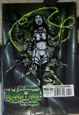 RAVEN HEX THE SWORD MAIDEN w/ limited TO 100 art print - jim balent