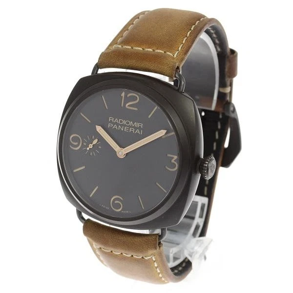Panerai — Officine Panerai Radiomir PAM00504 47mm Brown Dial Hand-Winding Watch #C3803