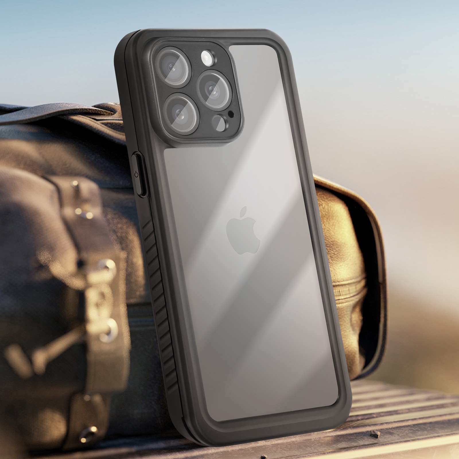 Protection étanche iPhone 15 Pro Max Redpepper intégrale transparente rigide