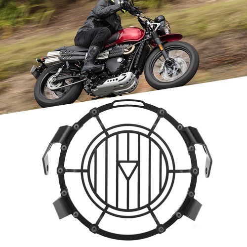˘Front Headlight Guard Cover Guard Grille Protector For TRIUMPH Street Twin 900/ - Picture 2 of 12