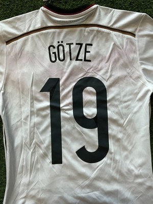アディダス ドイツ代表 ゲッツェ ユニフォーム 14/15ホームO 紙タグ付き adidas Germany Men Home Jersey 14/15 Legend Gotze #19 - White | eBay