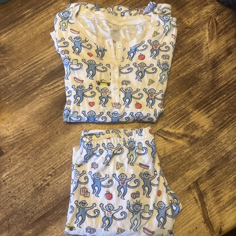 Roller Rabbit PJ Girls Size 12