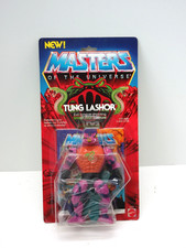 MOTU Vintage TUNG LASHOR Clear Masters of the Universe MOC Sealed Mattel He-Man