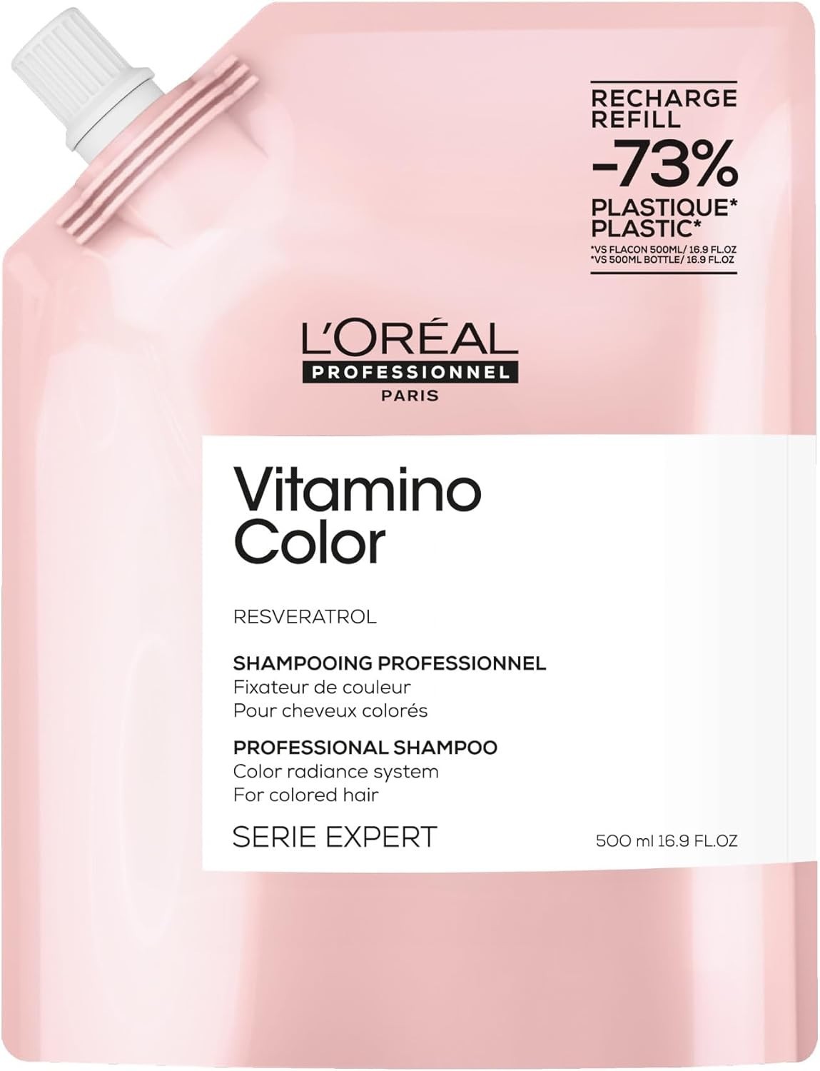Vitamino Color Resveratrol Recharge soin lavant pour préserver l'éclat sous la douche