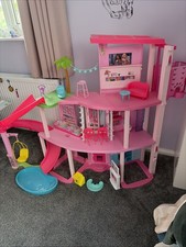 Barbie Dreamhouse Doll House – 3 Floors, Slide