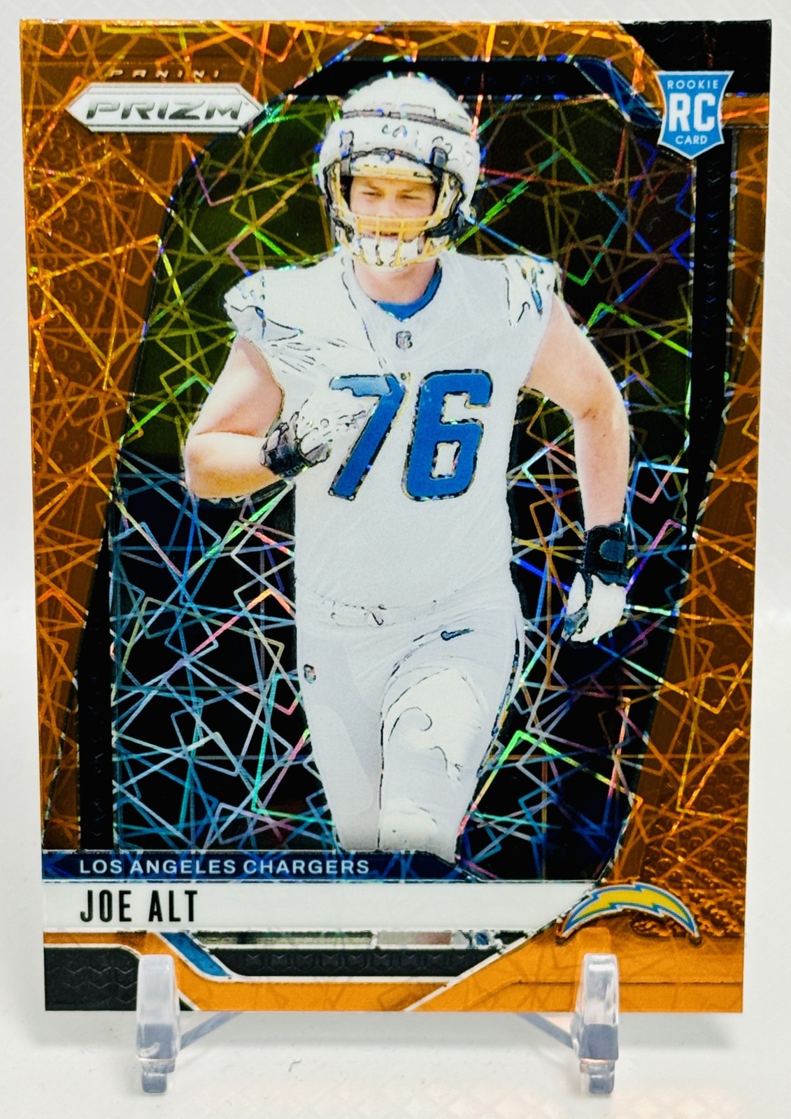 2024 Panini Football Prizm Joe Alt Lazer #353 RC Los Angeles Chargers