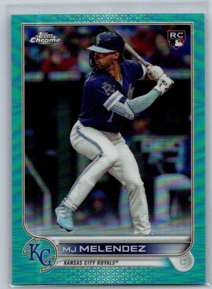 2022 Topps Chrome Update #USC38 MJ Melendez Aqua Refractor #/250