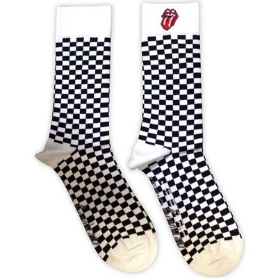 Rock Off officially licensed products The Rolling Stones Check Ankle Socks One S