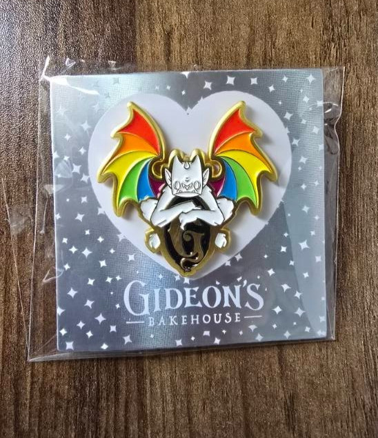 Disney Springs Gideon's Bakehouse 2022 Pride Gargoyle Logo Pin LE 2000 New