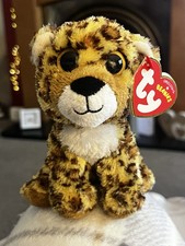 BNWT Ty Beanie Babies Collection Spotter the Leopard Wild Cat Retired Tagged
