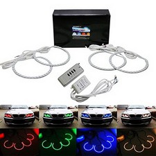 Xenon Headlight Rgb Multi-color Led Angel Eyes For Bmw E38 E39 E46 3 5 7 Series