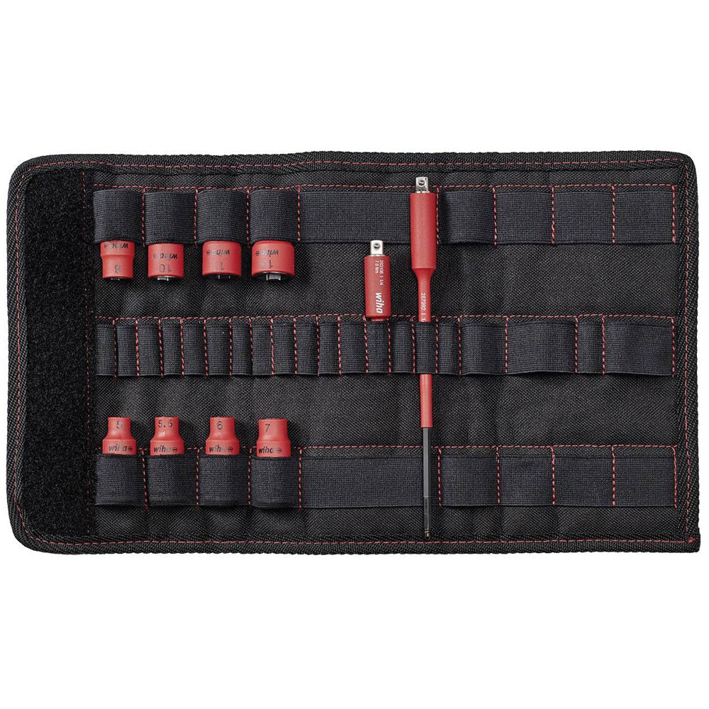 Wiha 7209NK-2003 TorqueVario®-S Electric Nut Driver Insert 1/4"" Set