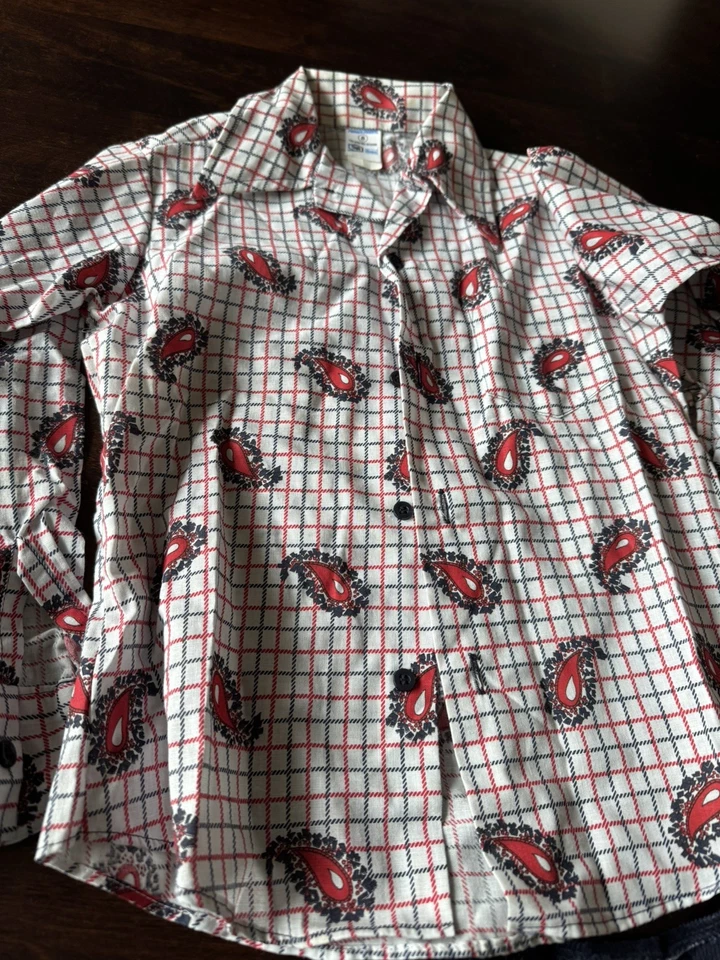 7 Chicos Vintage Camisas Pantalones Cortos Chaleco, Talla 8 Foto 3 de 4