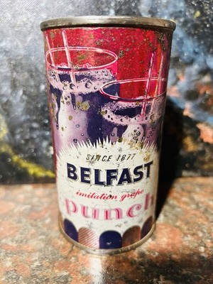 Belfast,Imitation,Grape Punch.Vintage ￼ Collectible Soda Can.(no Dinks Or Dents)