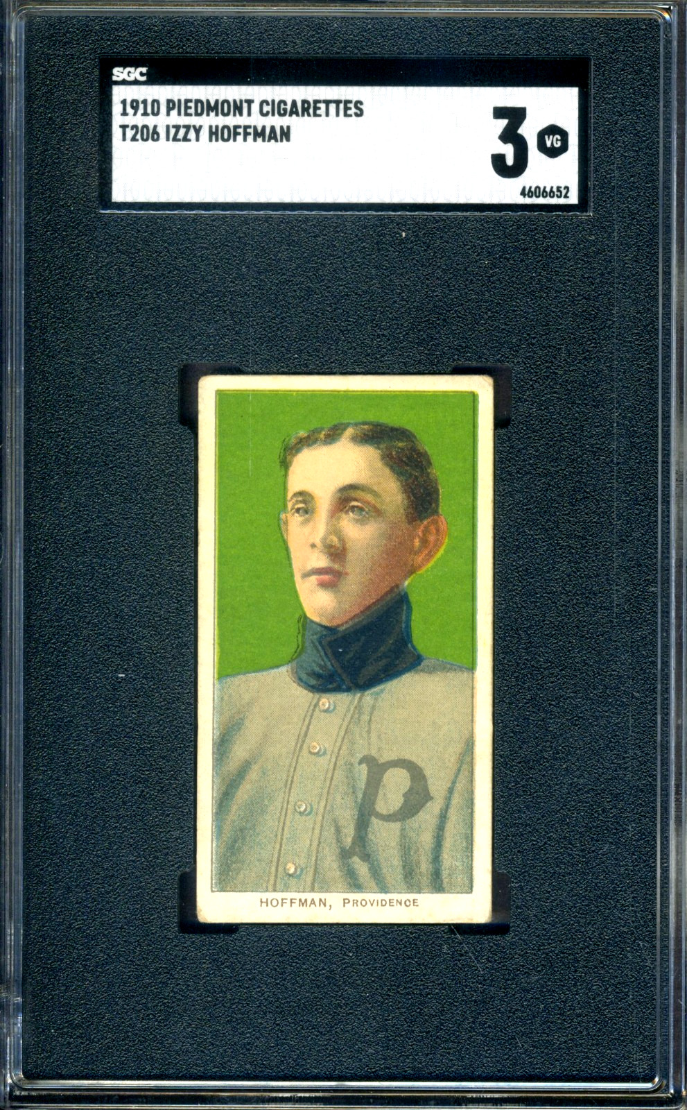 T206 Piedmont Izzy Hoffman SGC 3 VG *Providence Grays*