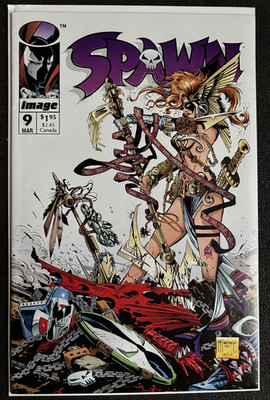 Spawn #9  Classic Todd McFarlane Cover Neil Gaiman story Key issue  1993 NM-