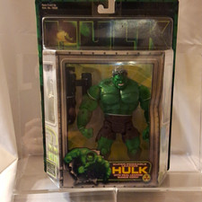 Product Image: Toy Biz Hulk Movie Super-Poseable Leaping Hulk Figure Boxed w/ Bungee Cord 2003