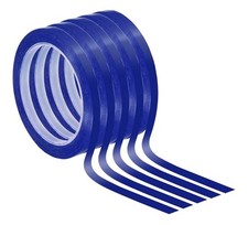 NEW PATIKIL 5Pcs Blue 5/16 Thin Dry Erase Whiteboard Tape For Graphic Chart Art