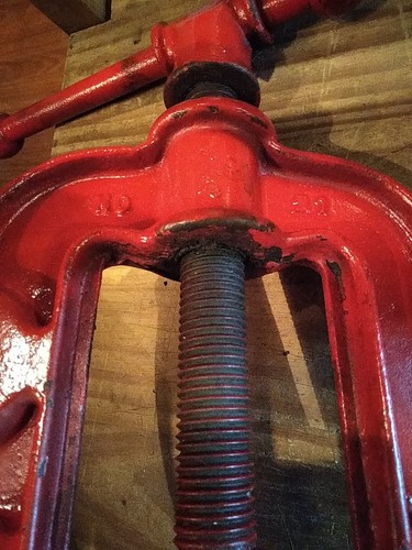 REED MFG Co. No. 21Hinged Pipe Vise Erie PA Made In USA Plus Small Vice - Picture 3 of 12