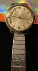 Vintage 1967 Timex Self Wind Men’s Watch Chrome Stainless Round Case 4017 3167