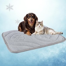 Reversible Dog Cooling Mat for Small Dogs 24"x18" Thick Durable Orthop