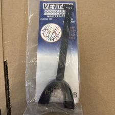 Vettex Doublebite Adjustable Strap Mouthguard Custom Fit Black New
