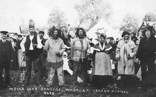 Indian War Dancers Walpole Island Algonac Michigan MI - Reprint