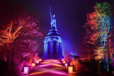 Retro Blechschild 150 JAHRE HERMANNSDENKMAL 30 x 20 cm Metallschild (3842)