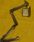 Antique Civil War Photo Album Locket w/chain & General George Washington & 3 Ot