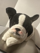 FAO Schwarz French Bull Dog Puppy Plush 12" Stuffed Animal 2018