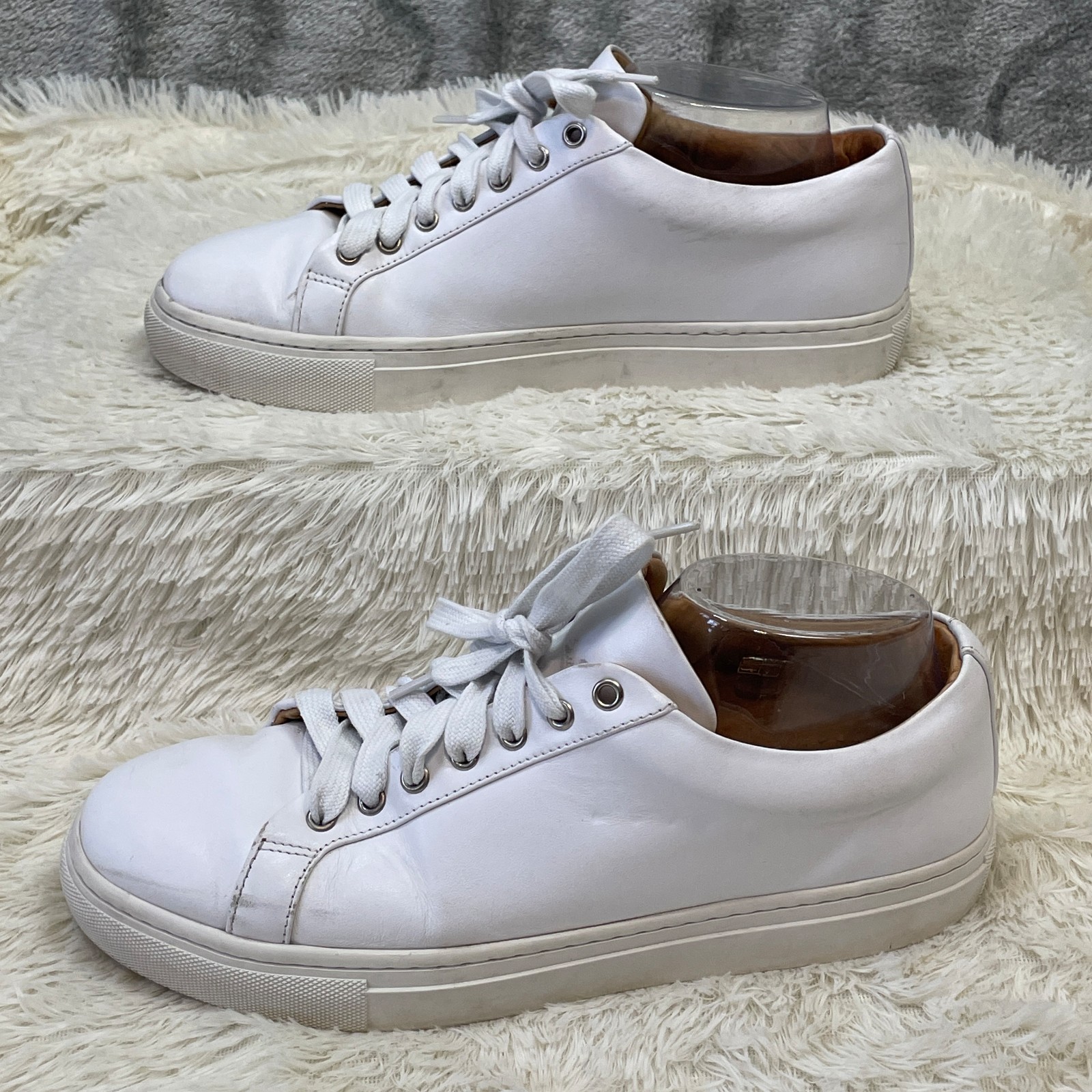 Thursday Boot Co. Men’s Low Top White Leather Sneakers Size 9.5 US Shoes Casual