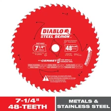 7-1/4 In. Steel Demon Cermet II Circular Saw Blade for Metal and Stainless Steel