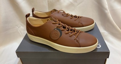 ECCO Soft 8 Men's Sneaker Cinnamon Leather EU 46 US 12
