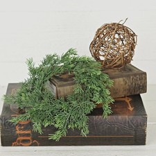 Soft Touch Evergreen Wacholder Ring 3,5" | Real Touch Faux Evergreen Kerzenring