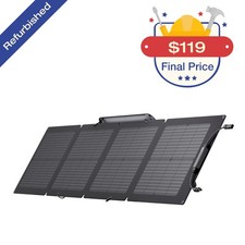 EcoFlow 110W Portable Solar Panel Foldable wi...