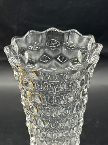 Fostoria American 6" Footed Flared Bud Vase Vintage Clear Glass - Picture 3 of 8