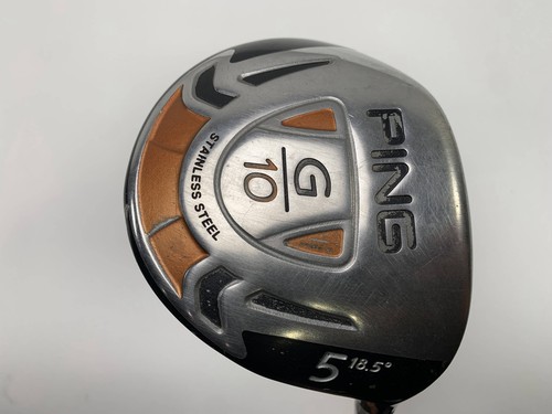 Ping G10 5 Fairway Wood 18.5* TFC 129 F Regular Graphite Mens RH Midsize Grip - Picture 1 of 9