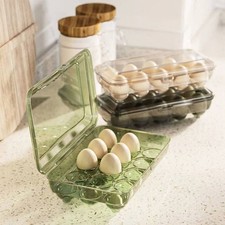 Egg Storage Box Plastic Storage Containers With Lid Portable Egg Holder