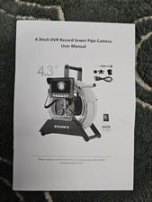 Sewer Camera,0.9in/22mm Pipe Inspection Camera with 12pcs LEDs Light, 4.3"...