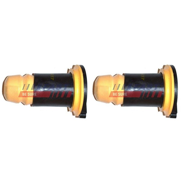2X Fast Anschlagpuffer Hinten Beidseitig Passend FüR CitroËN Nemo Fiat Fiorino Q-image