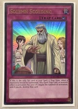Yugioh! 1x Solemn Scolding MZMU-EN121 Ultra Rare 1st Ed NM