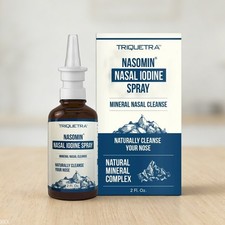1pc Nasomin Nasal Iodine Nasal Cleanse  Neutral Nose Iodine  Fulvic Acid Ble